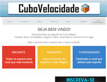 Tablet Screenshot of cubovelocidade.com.br
